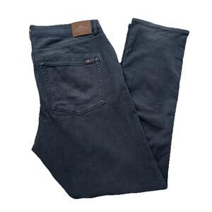 FAHERTY Stretch Terry 5 Pocket Chino Pants MBC0020 Washed Black Men’s 34